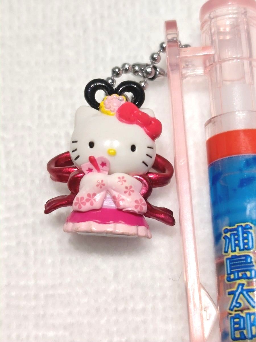 ご当地キティ ボールペン 限定 浦島太郎 根付け ハローキティ