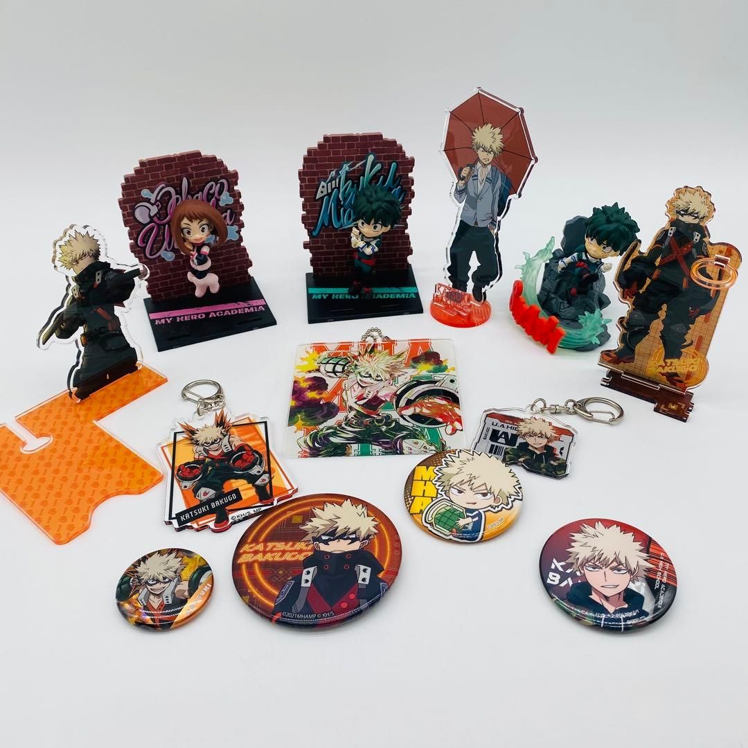 ヒロアカ 爆豪勝己 J-WORLD 非売品マグバッジまとめ売り ヒロアカ J