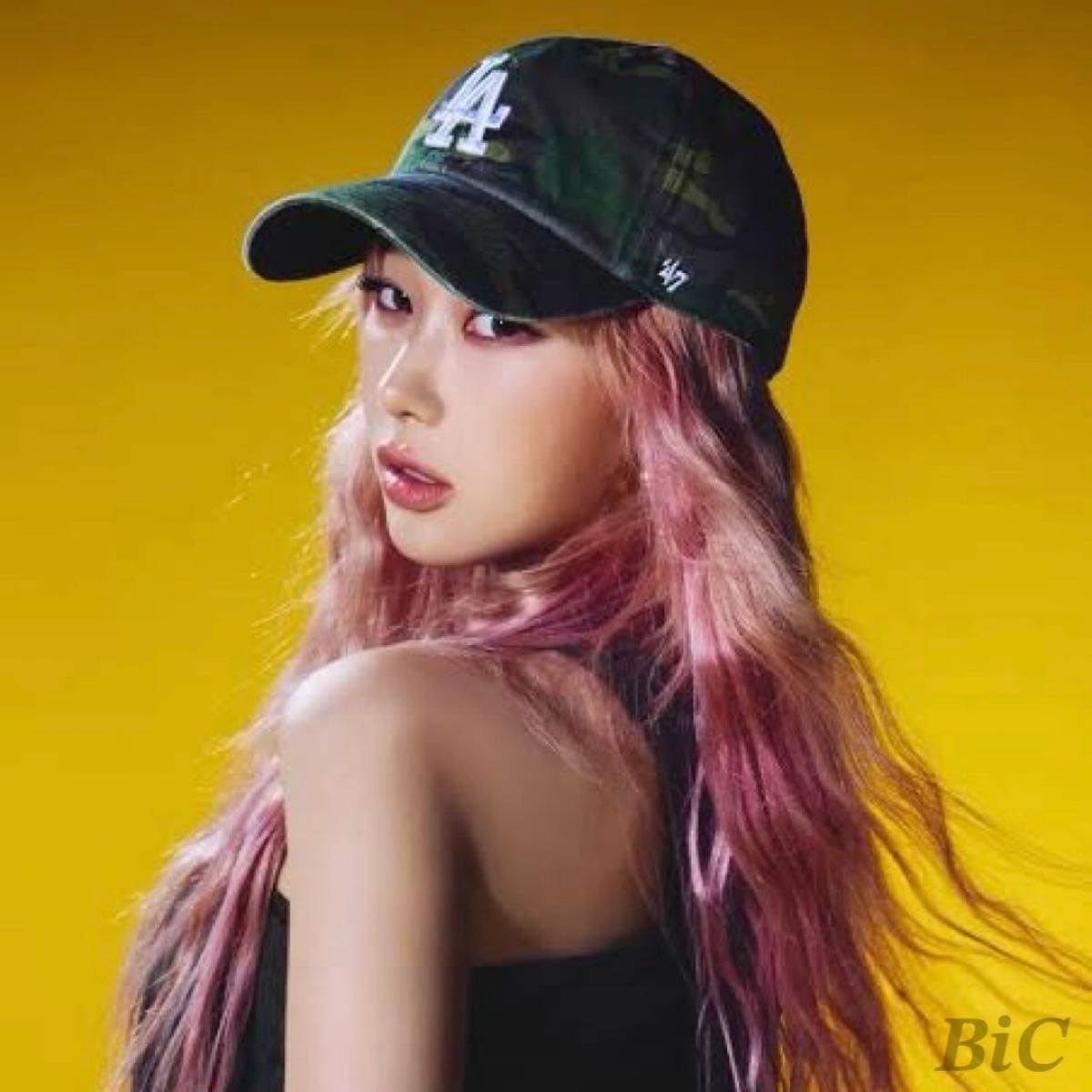 海外限定】47brand ドジャース カモ 迷彩 aespa ジゼル アジャスタブル