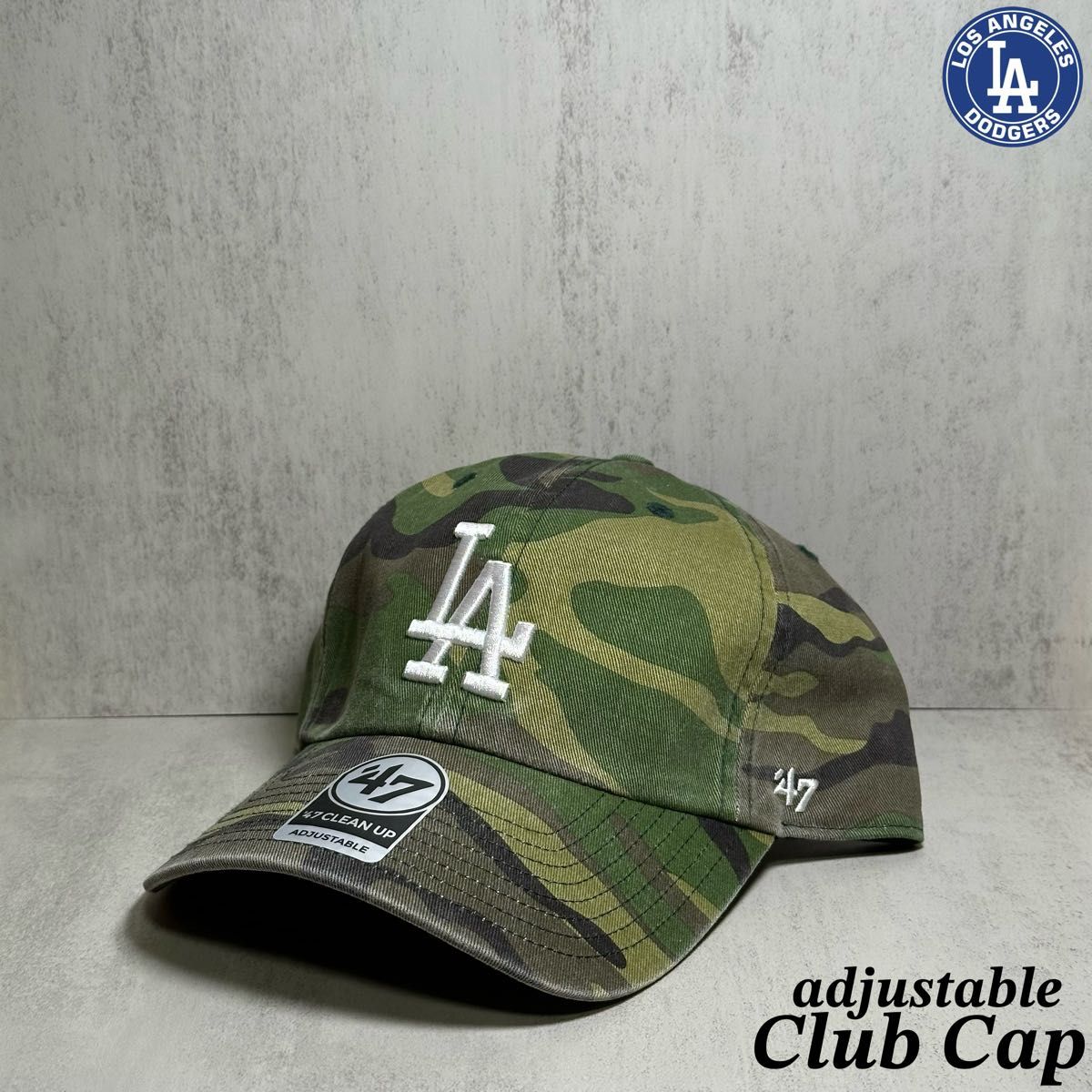 海外限定】47brand ドジャース カモ 迷彩 aespa ジゼル アジャスタブル