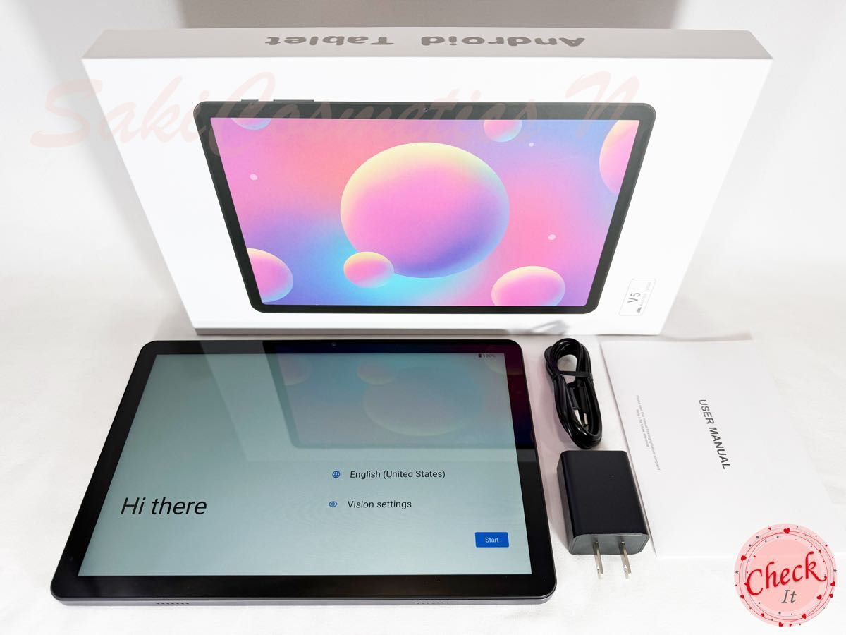 美品 《最新版10インチタブレット》Tavoni V5 Android16 付属品完備