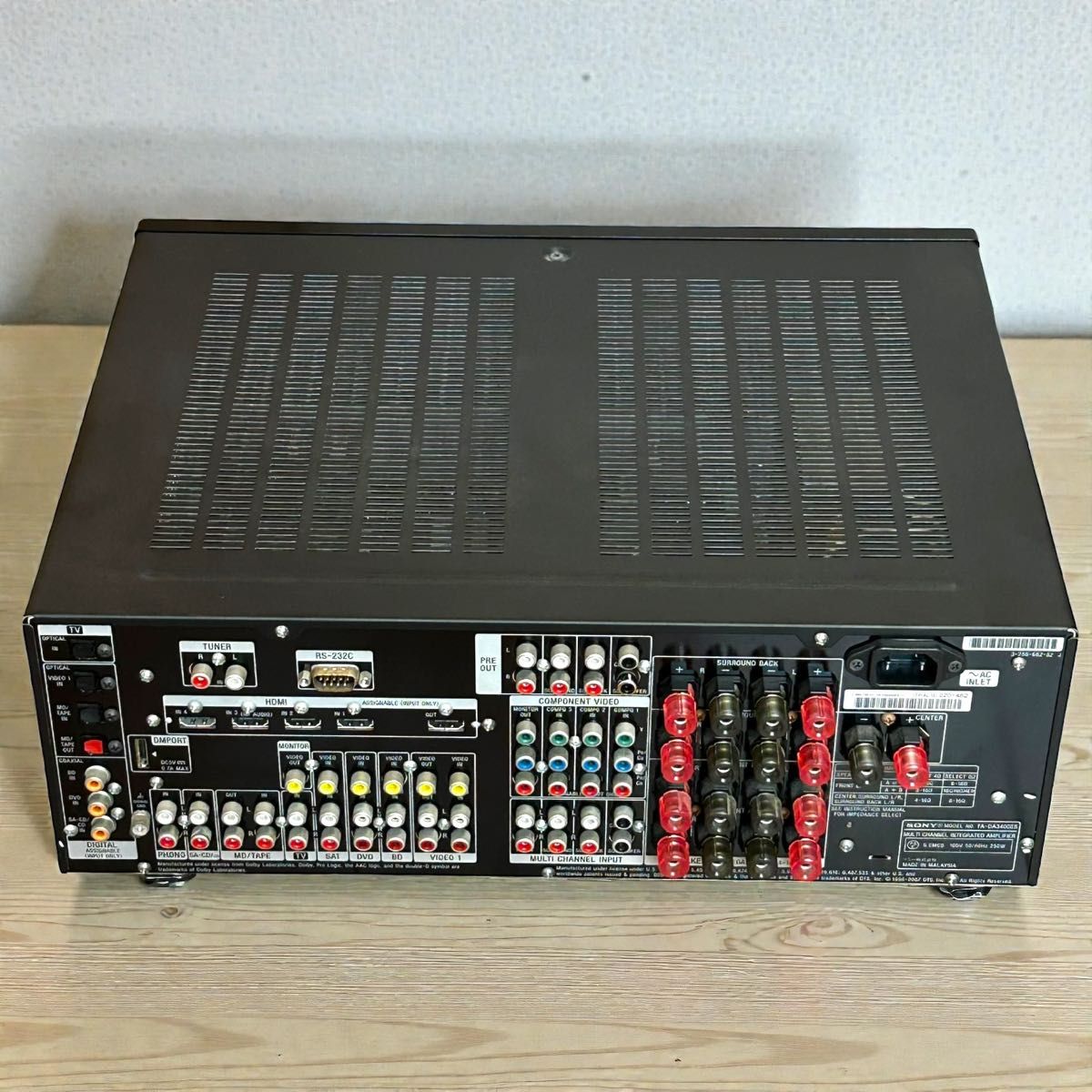 美品 元箱付き 稀少 SONY TA-DA3400ES マルチチャンネル アンプ ソニー