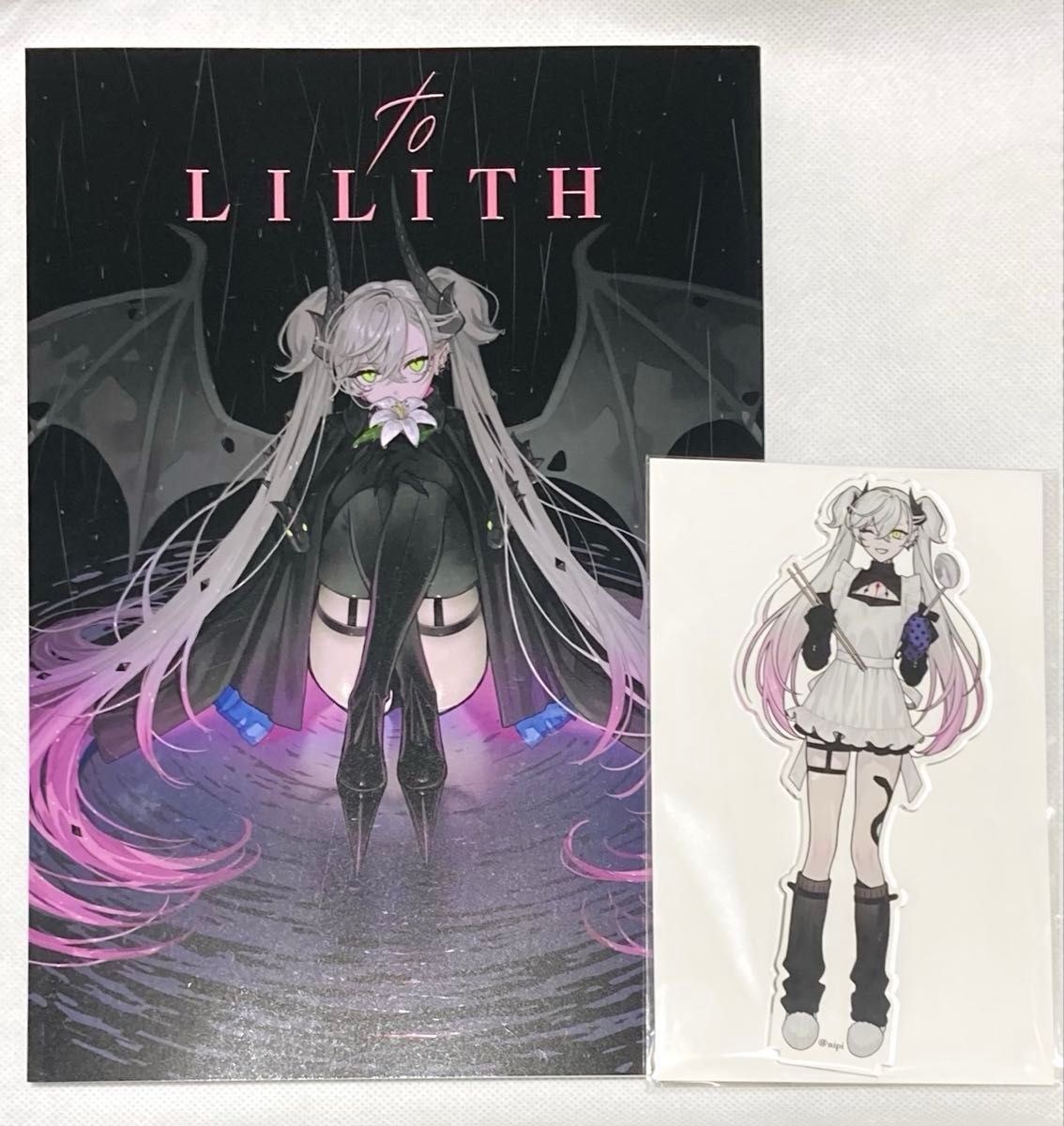 C107 虎と少女 新刊+会場限定 リリス アクリルスタンドセット｜Yahoo