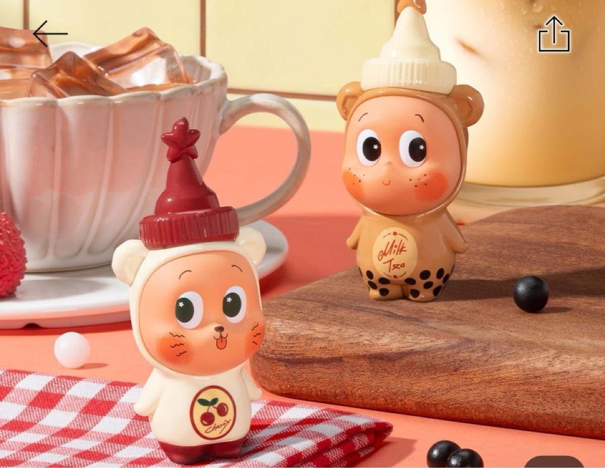 twinkle twinkle bubble tea&cherryicedtea チンクル popmart会員