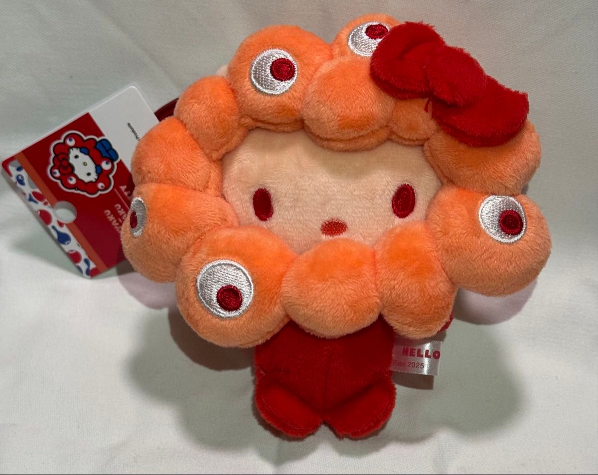 推しカラー サンリオミャクミャク ハローキティ カラビナ BC 正規品