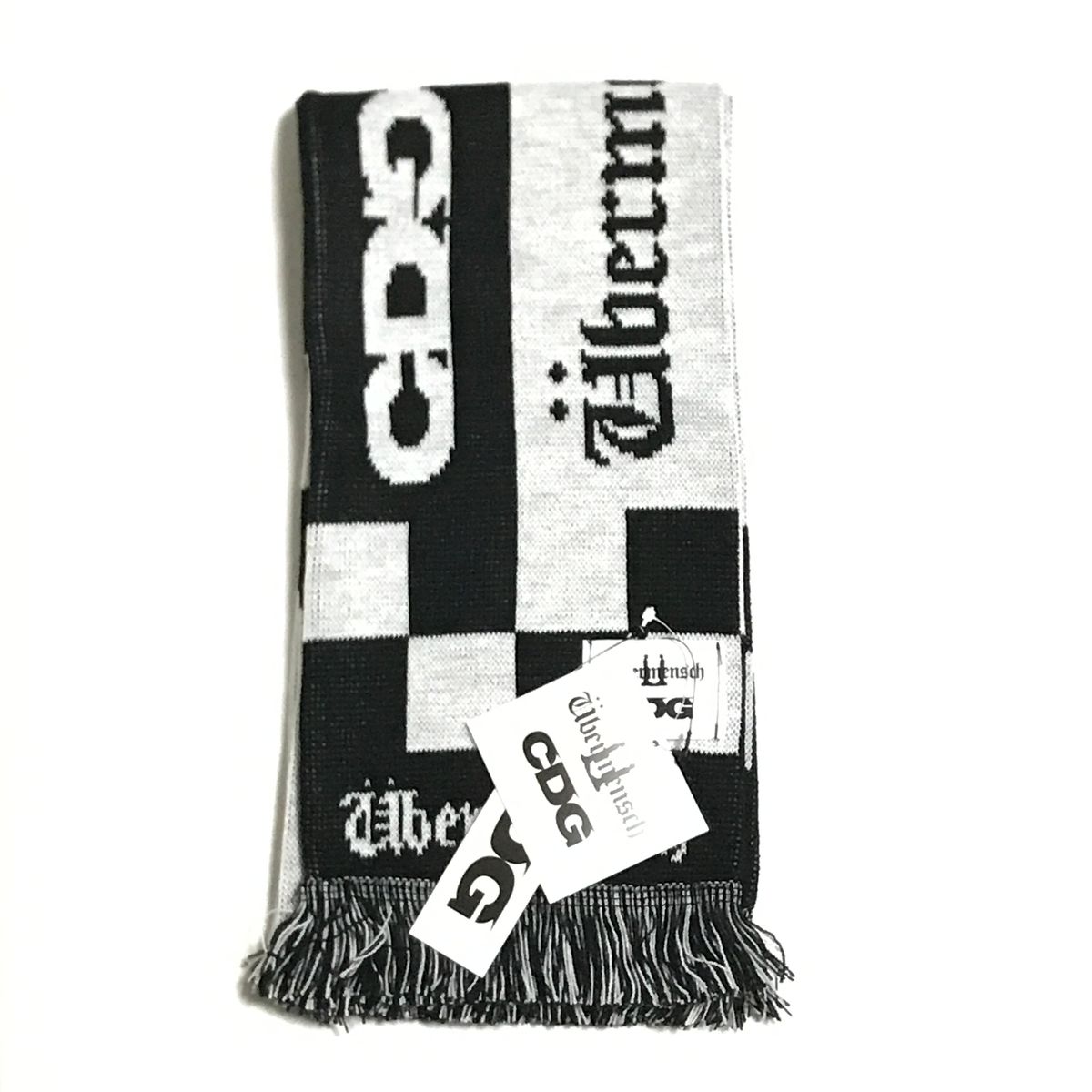 CDGDC CDG x G-DRAGON Ubermensch CHECKERED STOLE ストール マフラー