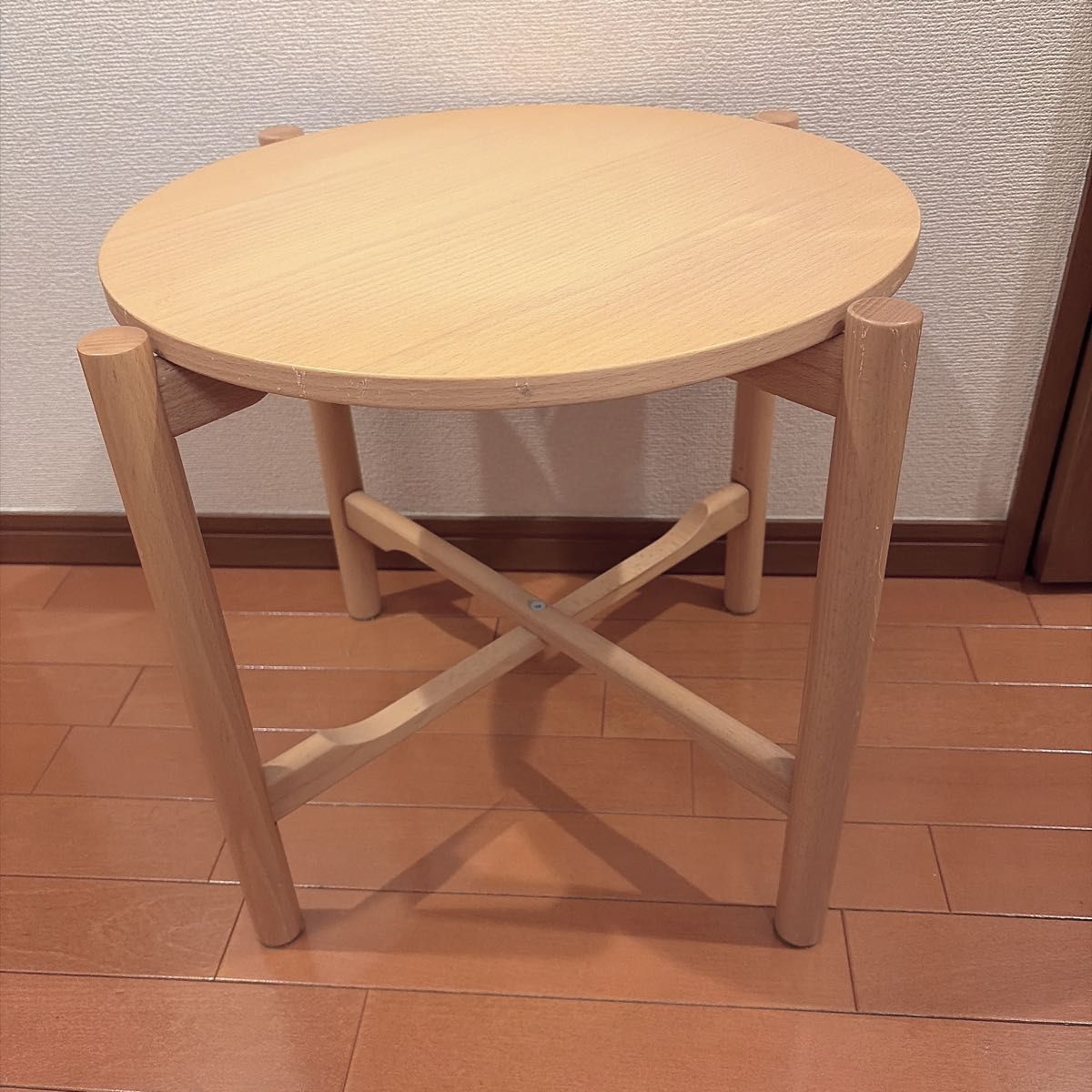 無印良品 ブナ材 丸テーブル 廃盤 MUJI ローテーブル 廃盤｜Yahoo
