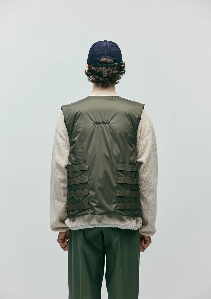 NEIGHBORHOOD NH X NANGA TACTICAL DOWN VEST OLIVE ネイバーフッド