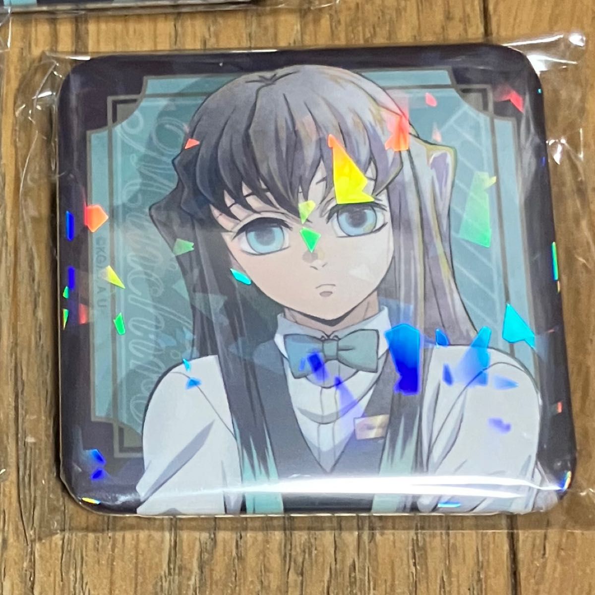 鬼滅の刃 モクテル ロト 缶バッジ 時透無一郎 4個 時透