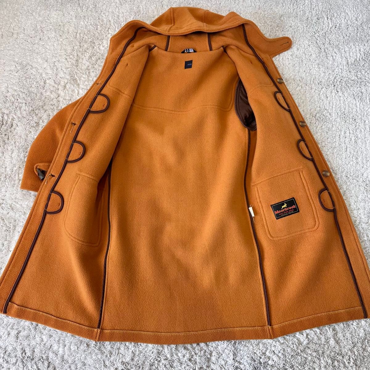 希少カラー【英国製】MOORBROOK ムーアブルック ヘリンボーン ダッフル