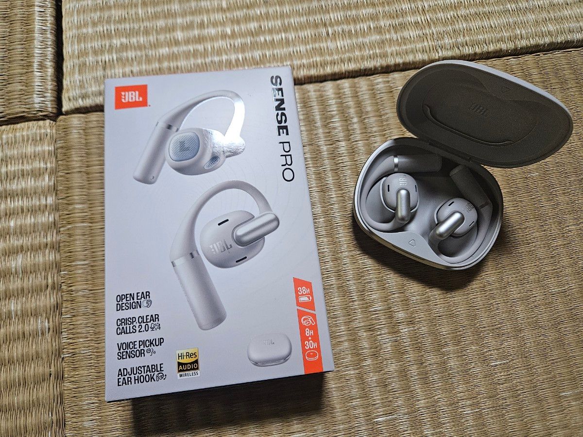 JBL SENSE PRO 完全ワイヤレスイヤホン オープンイヤー グレージュ