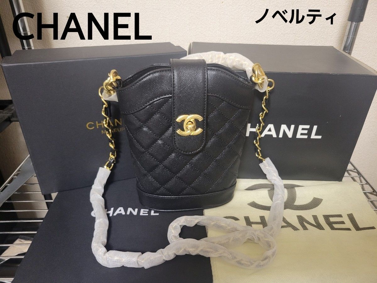 CHANEL シャネル ノベルティ ショルダーバッグ ブラック 未使用｜Yahoo