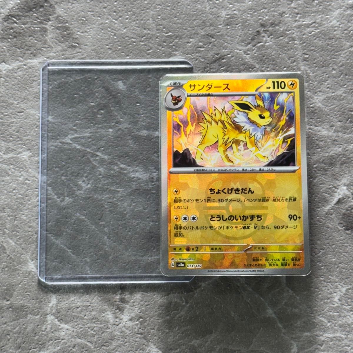 サンダース（マスターボールミラー2）SV8aテラスタルフェスex 051/187