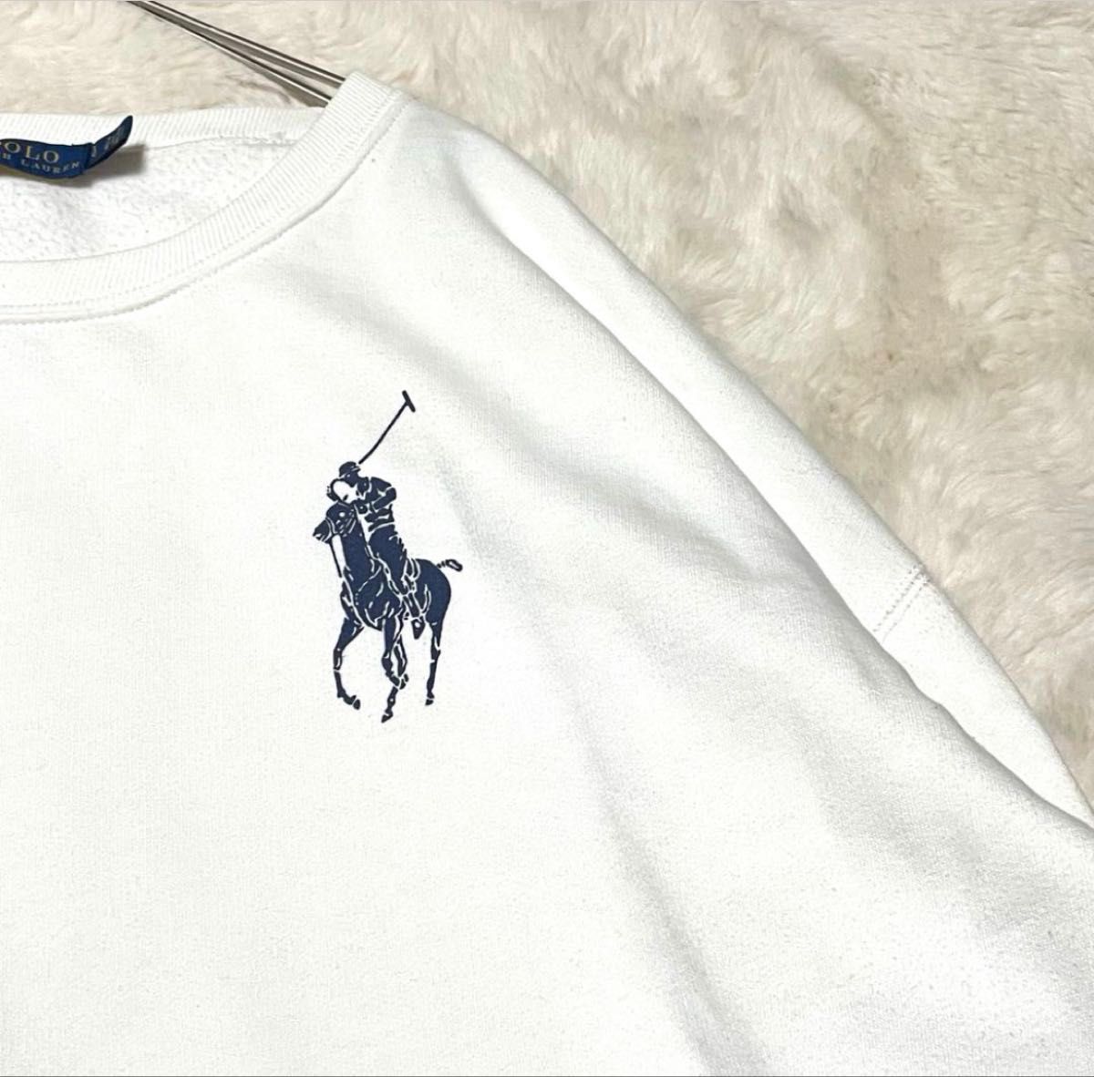 美品 ポロラルフローレン メンズL レディースXL ビッグポニー ロゴ