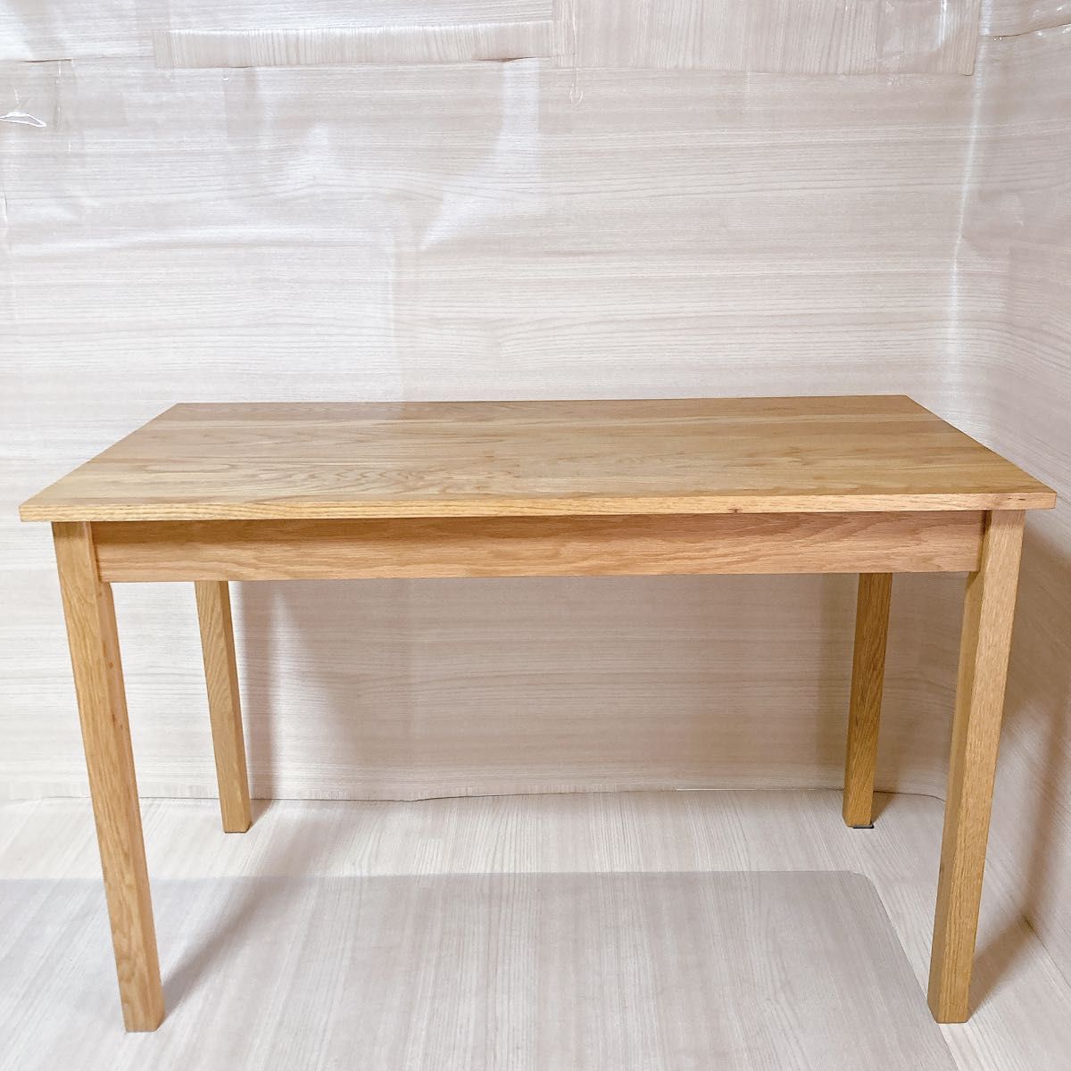 無印良品 無垢材デスク オーク材 引出し付き テーブル 机 インテリア