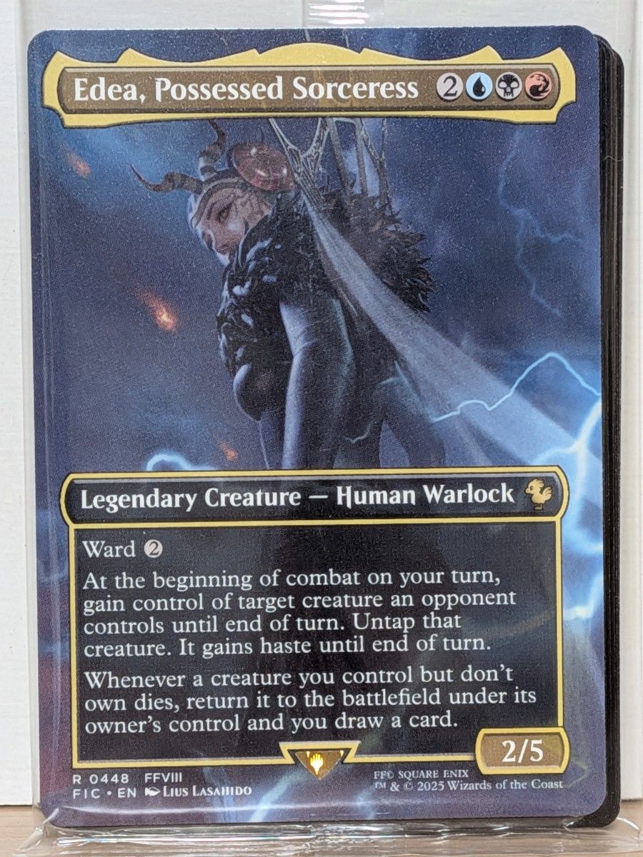 MTG 繋がりし魔女 イデア/Edea Possessed Sorceress 英語 シーンカード