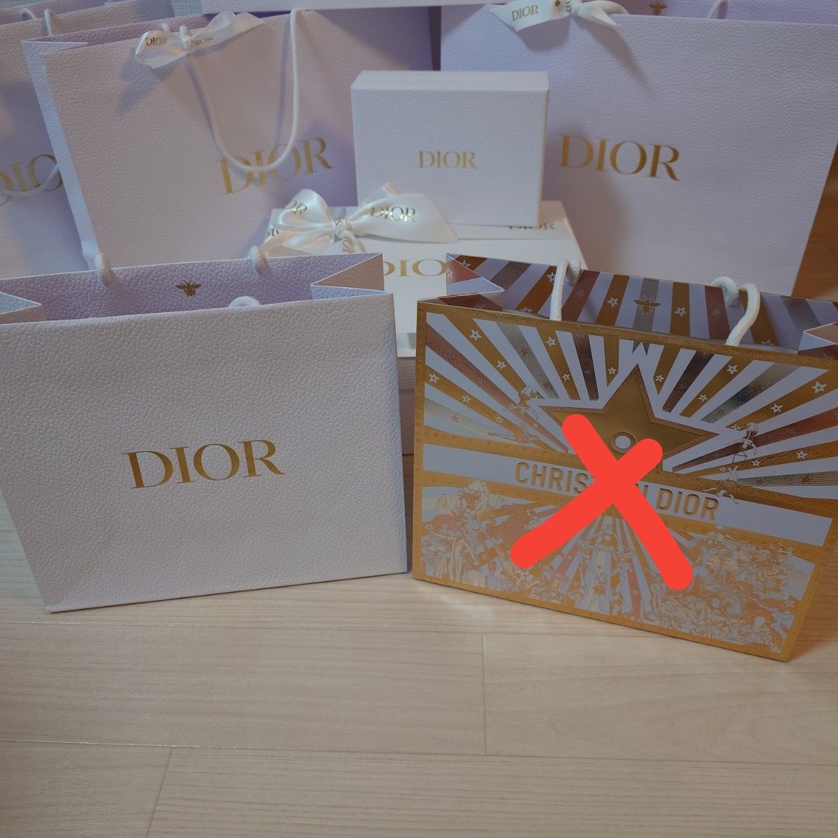 ディオール まとめ売り 空箱 ショッパー ギフト ギフトセット SNS