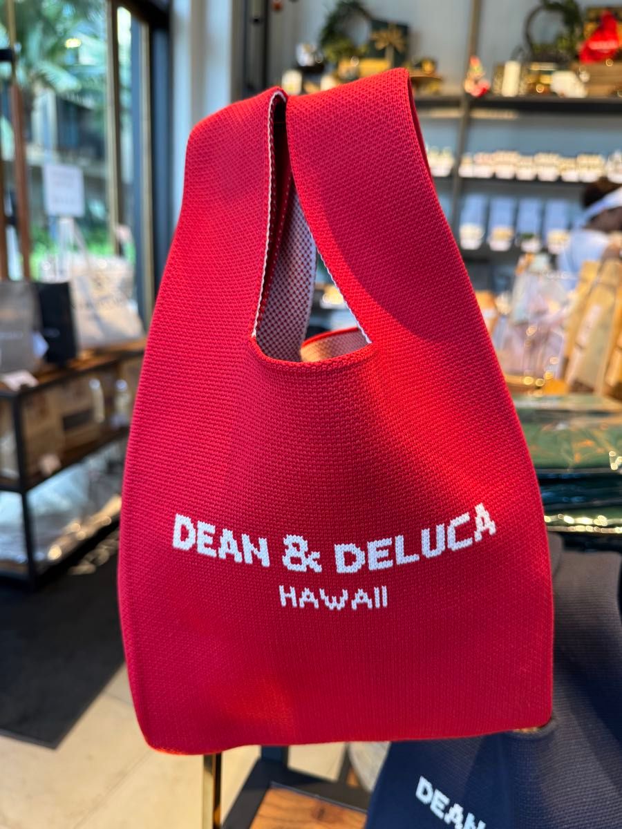 新品未使用 ハワイ限定 クリスマスカラー DEAN&DELUCA ハワイ ニット