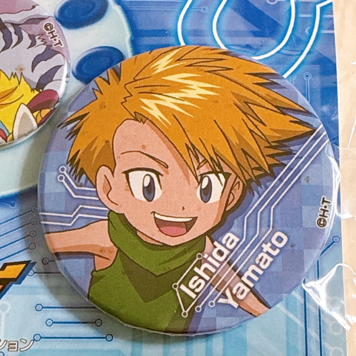 デジモンアドベンチャー 石田ヤマト 缶バッジ キーホルダー 11個セット