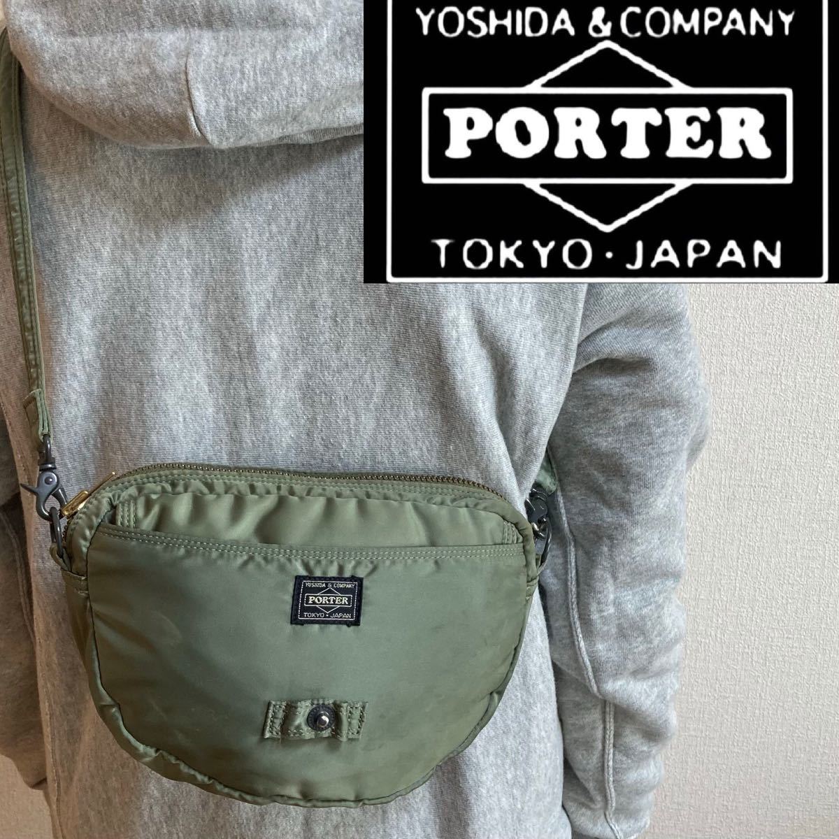 希少 PORTER ポーター吉田カバン タンカー ハーフムーン ショルダー