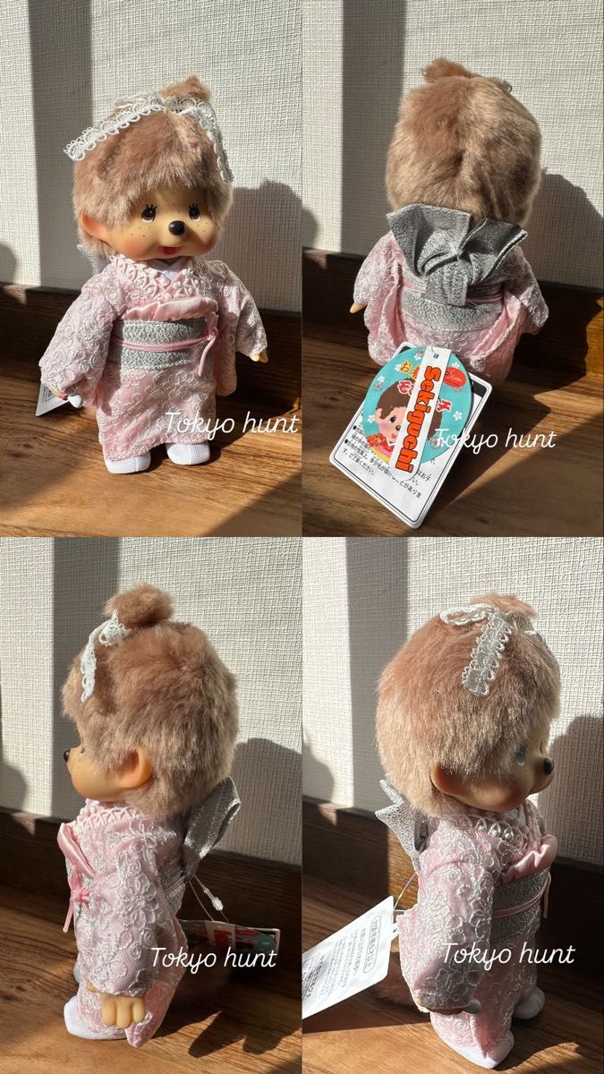 お着物モンチッチ 女の子 ミルクティブラウン お値引き不可 お着物