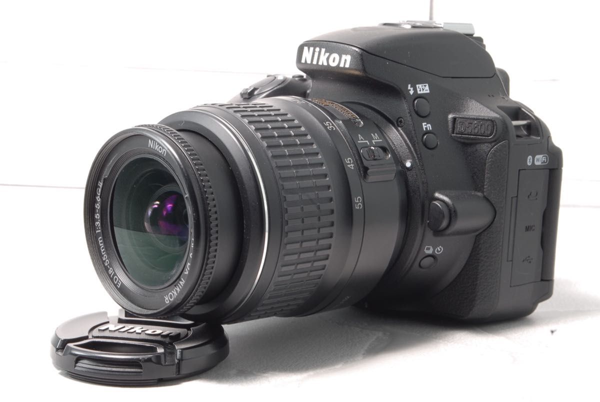 Nikon D5600 AF-S 18-55mm Ⅱ レンズキット 動作良好 Wi-Fi Bluetooth