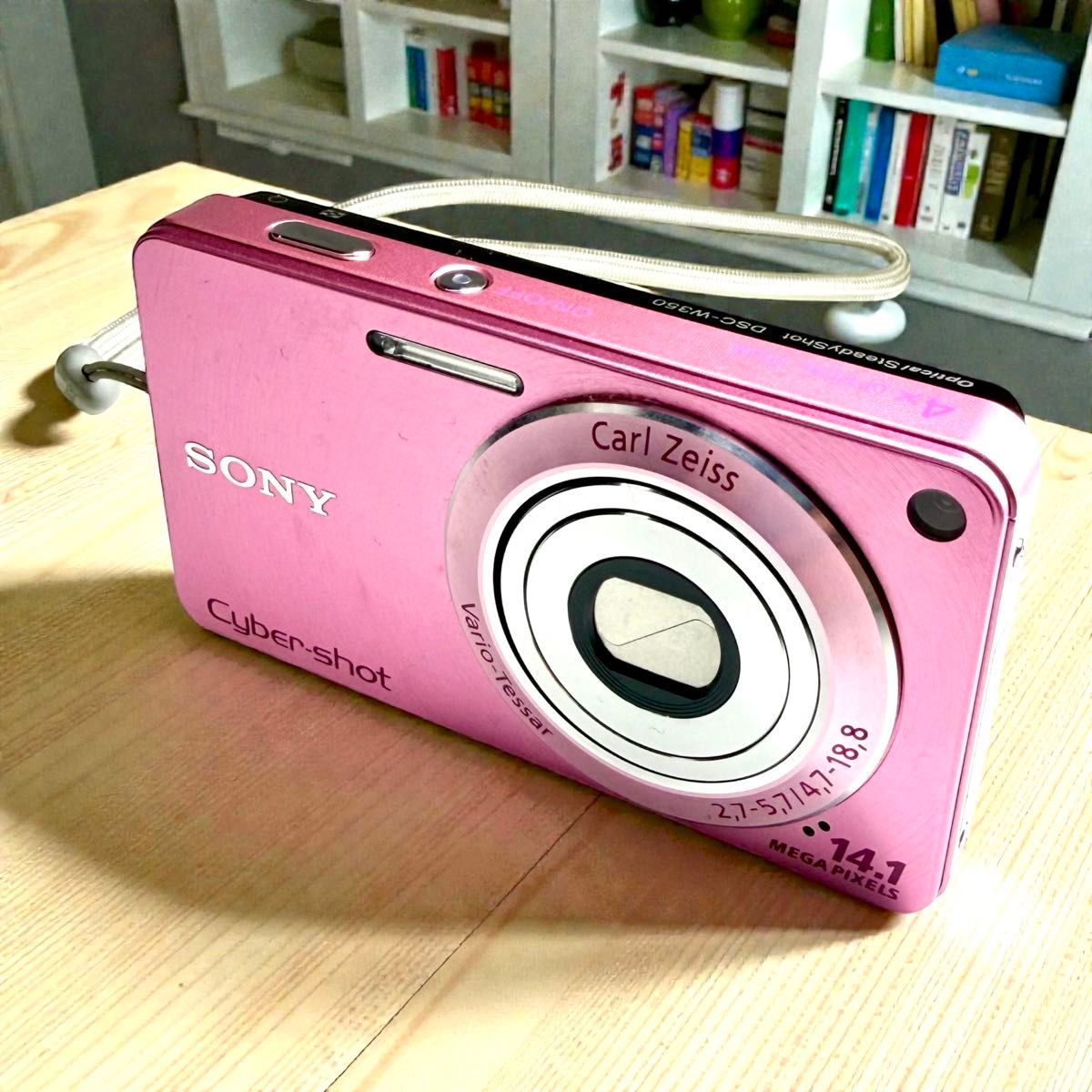 ソニー SONY DSC-W350 コンパクトデジタルカメラ ピンク コンデジ