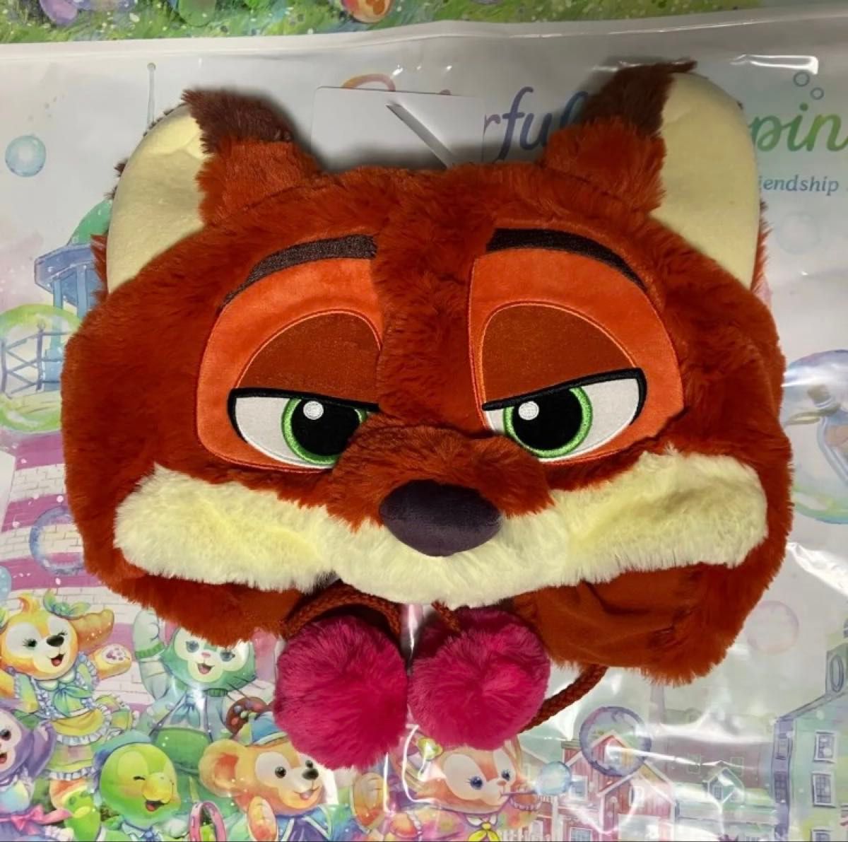 ディズニー ズートピア ファンキャップ ショルダーバッグ キーチェーン