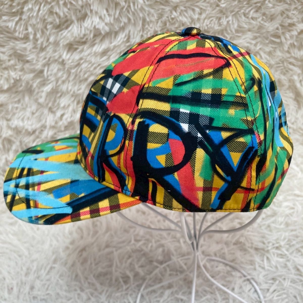 Burberry ベースボールキャップ マルチカラー S ロゴ｜Yahoo!フリマ