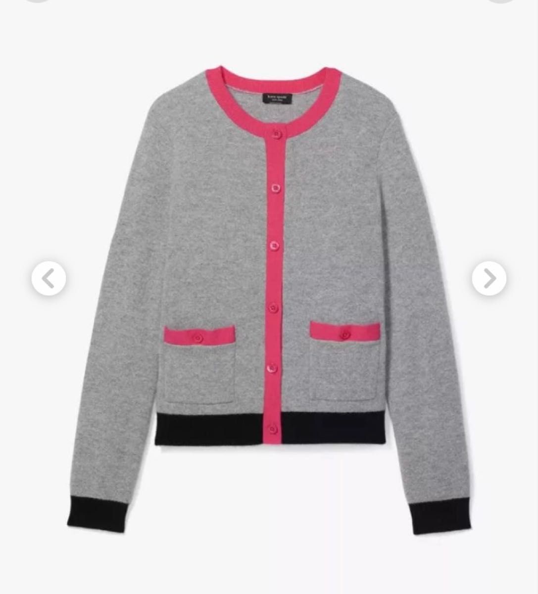 ケイトスペードカシミアカーディガンS