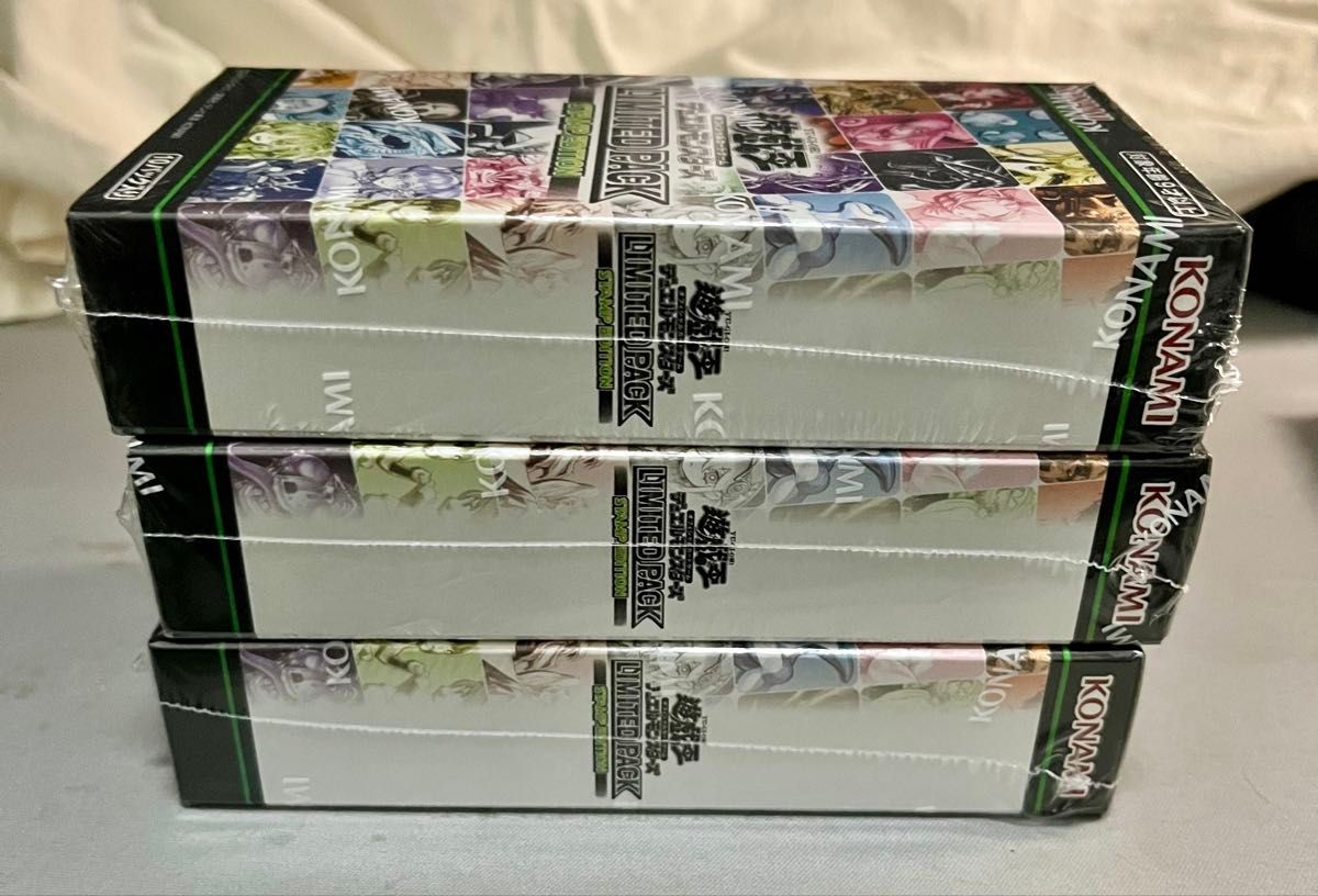 シュリンクあり3BOX 遊戯王 LIMITED PACK STAMP EDITION｜Yahoo!フリマ
