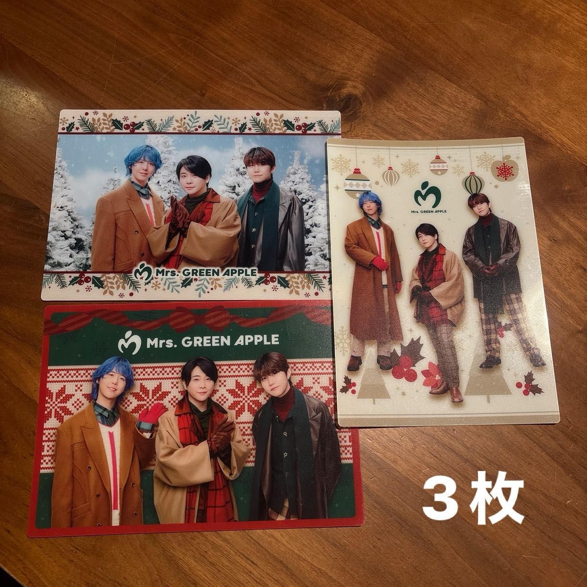 Mrs GREEN APPLE ビジュアルシート 3枚セット ローソンコラボ｜Yahoo