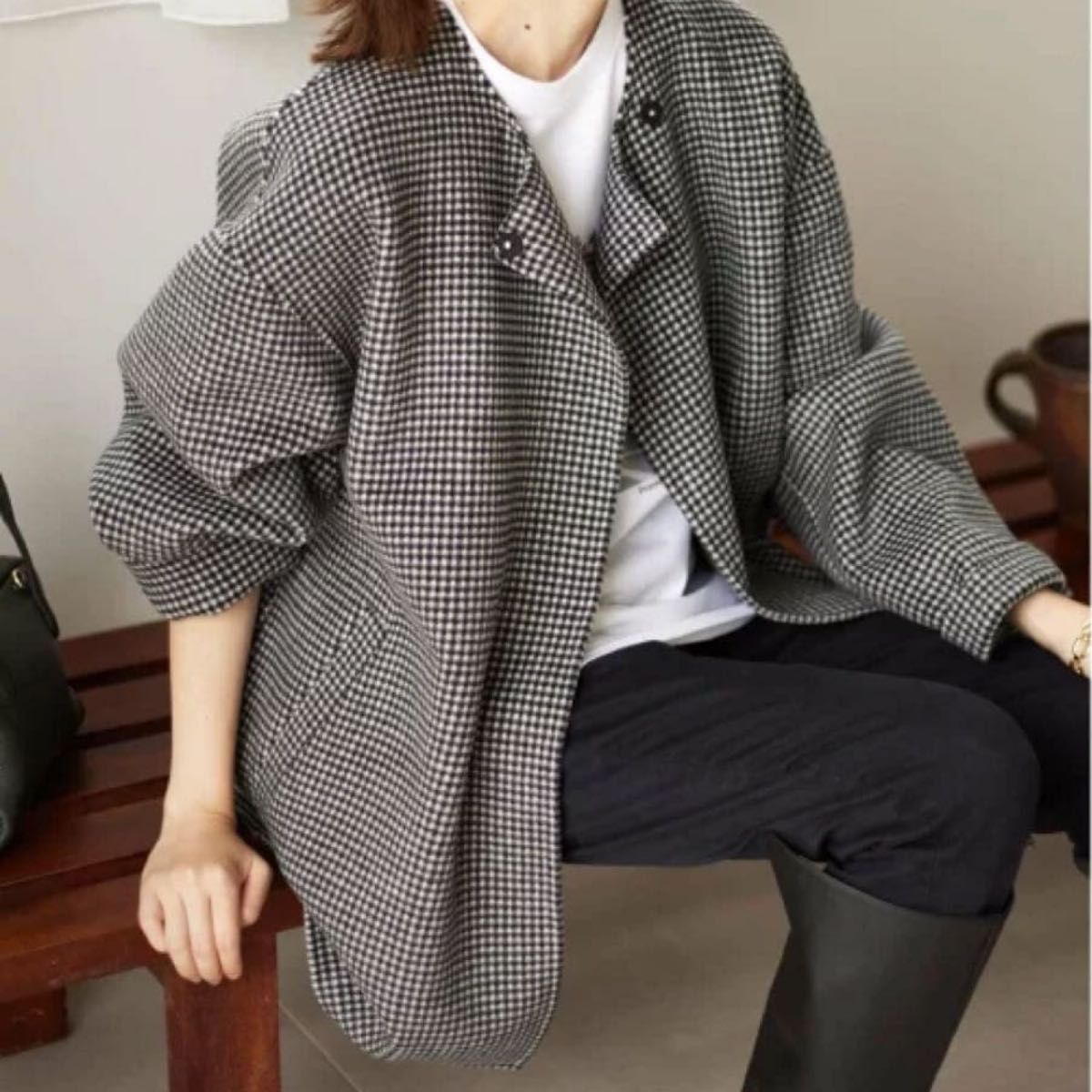 SLOBE IENA スローブイエナ ハミルトンダブルフェイスショートコート