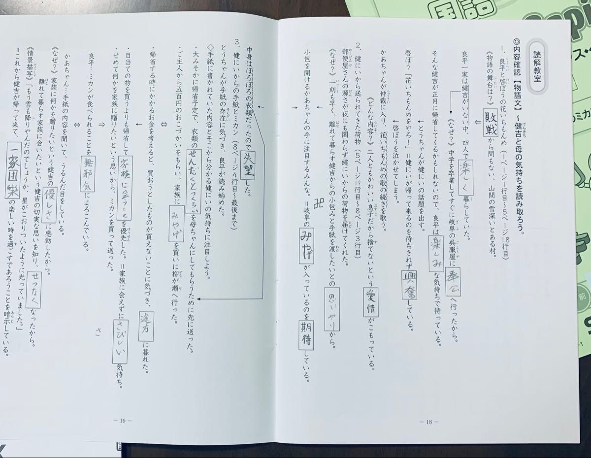 SAPIX 小学5年 国語 冬期講習 Winter SapiX F52-01～04 計4セット