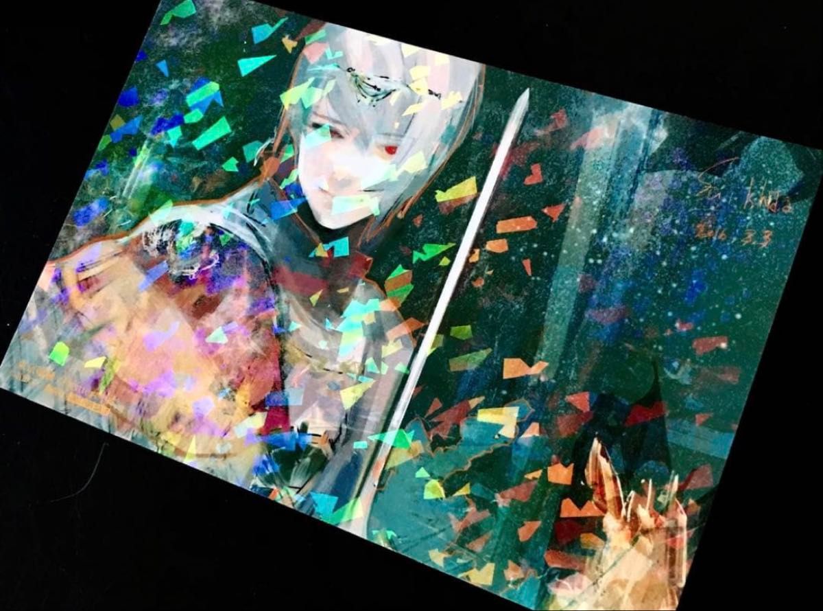 東京喰種 Twitter画展 石田スイ ホログラムイラストカード非売品 東京