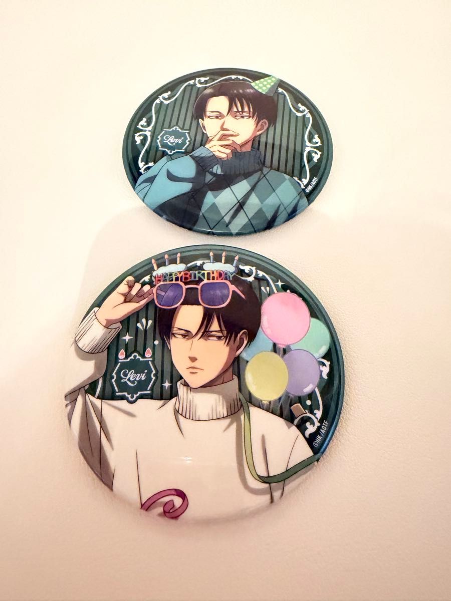 進撃の巨人 リヴァイ プリンスホテル 2種 10個 描き下ろし メタル缶