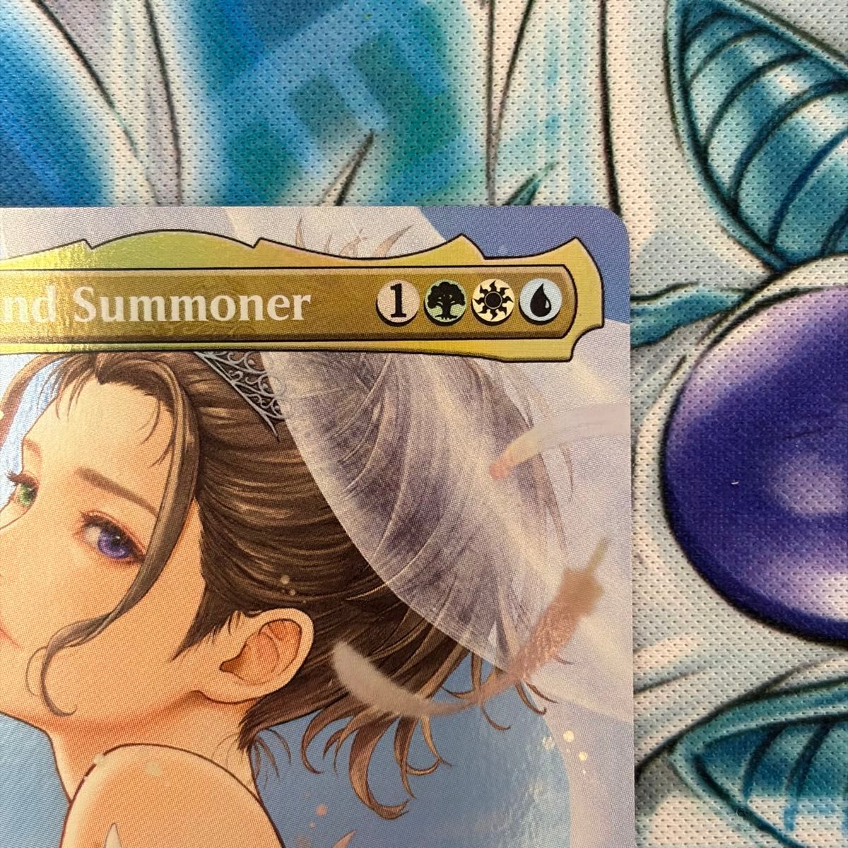 大召喚士、ユウナ foil リーグプロモ MTG x FINAL FANTASY・プロモ