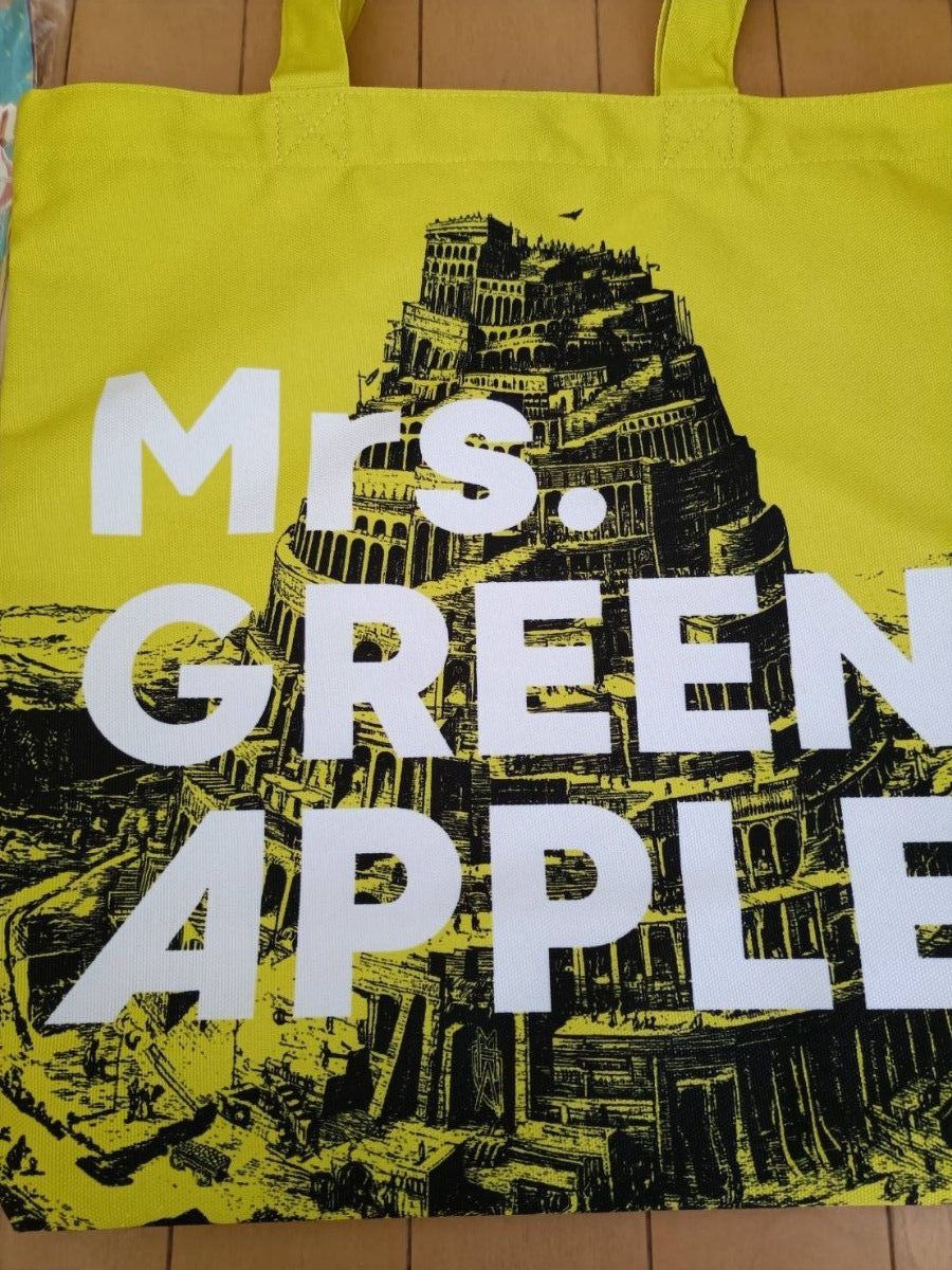 東京ドーム Mrs GREEN APPLE トートバッグ ミセス 特典 グッズ バッジ