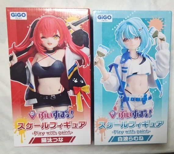 ぶいすぽ スケールフィギュア 猫汰なつ＆白波らむね GIGO限定 全2種