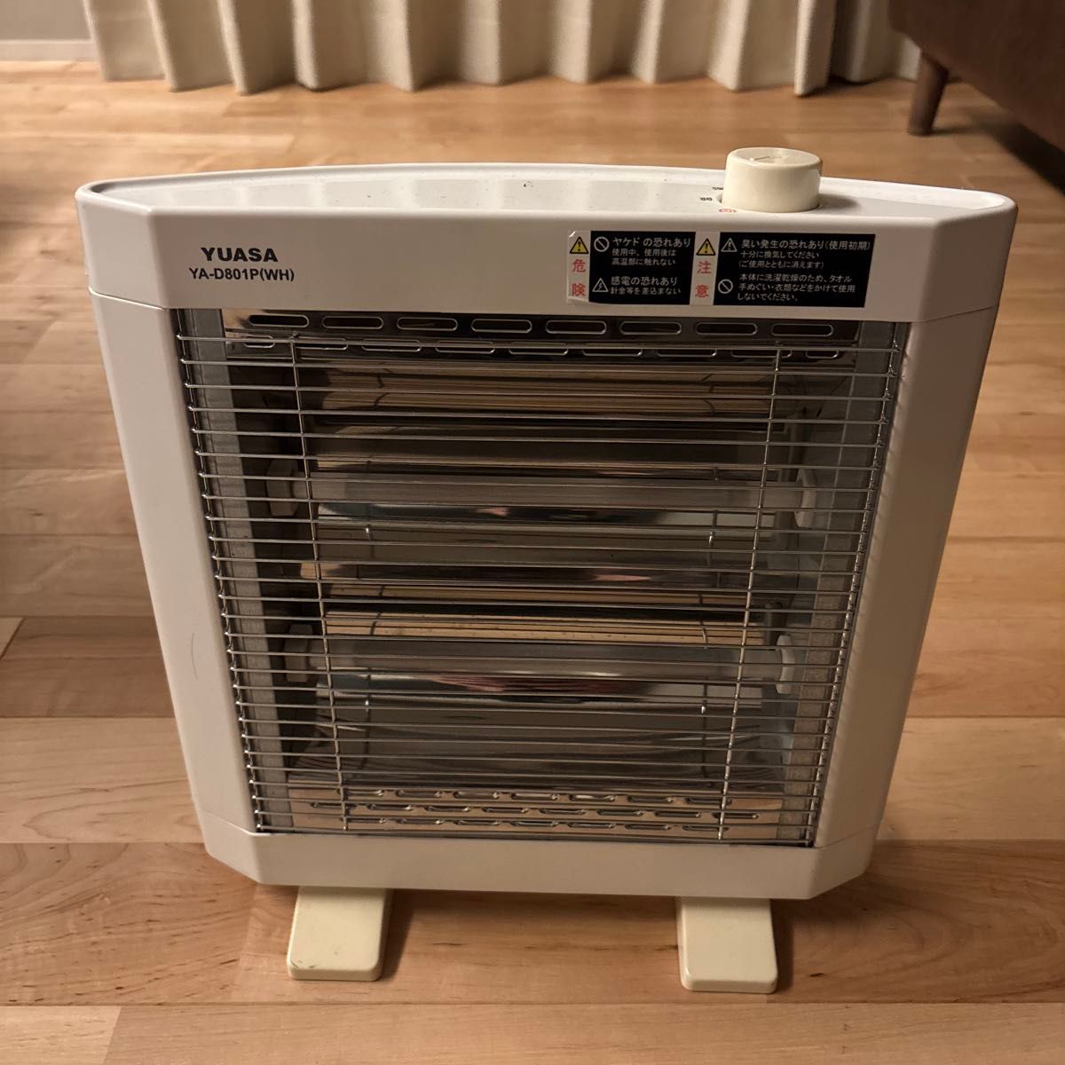 YUASA 電気ストーブ YA-D801P(WH) ホワイト｜Yahoo!フリマ（旧PayPay