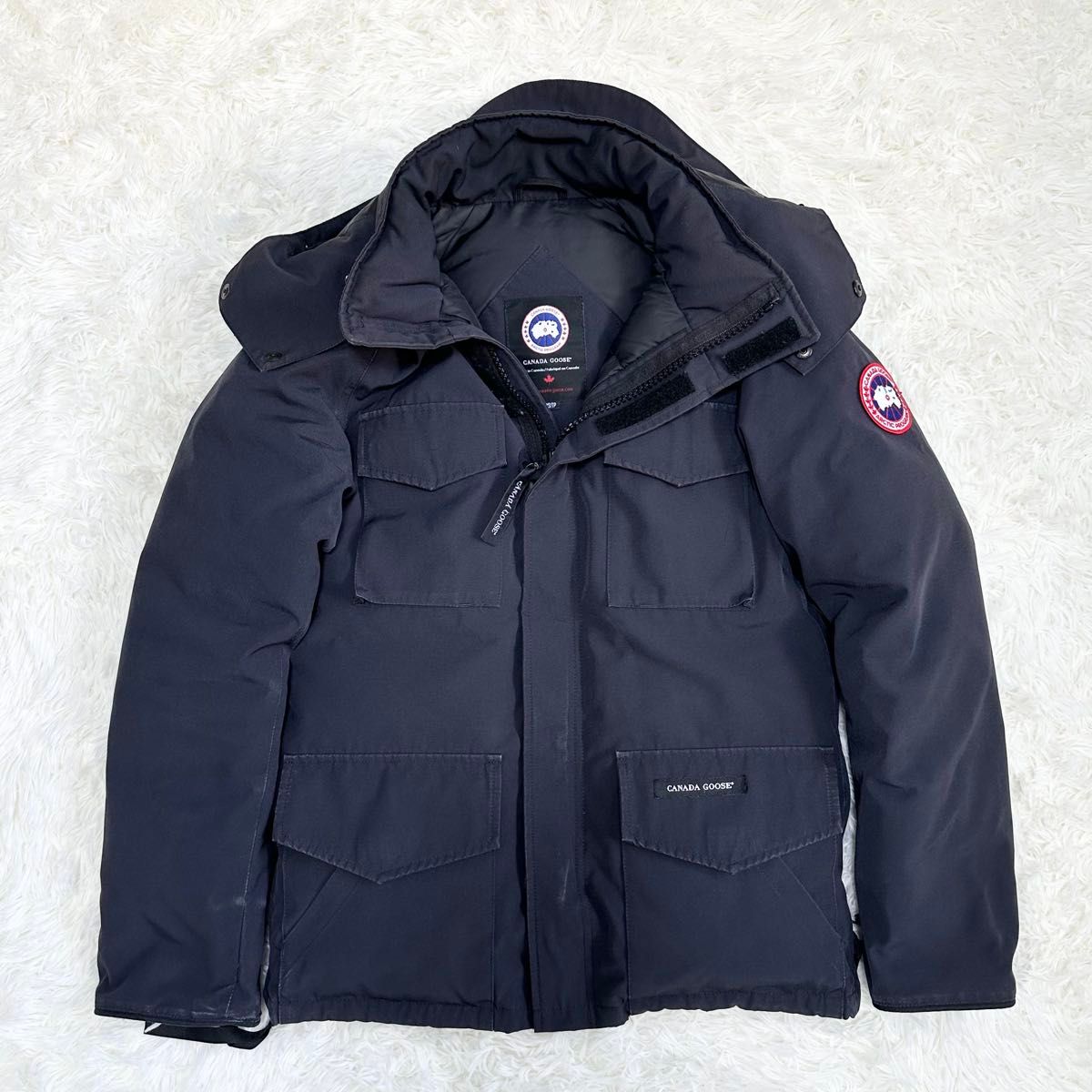 廃盤品 希少 カナダグース カムループス ダウンジャケット ロゴ
