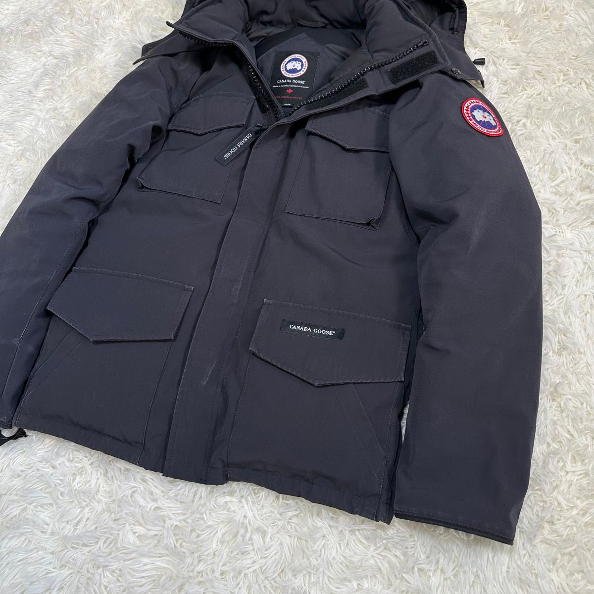 廃盤品 希少 カナダグース カムループス ダウンジャケット ロゴ