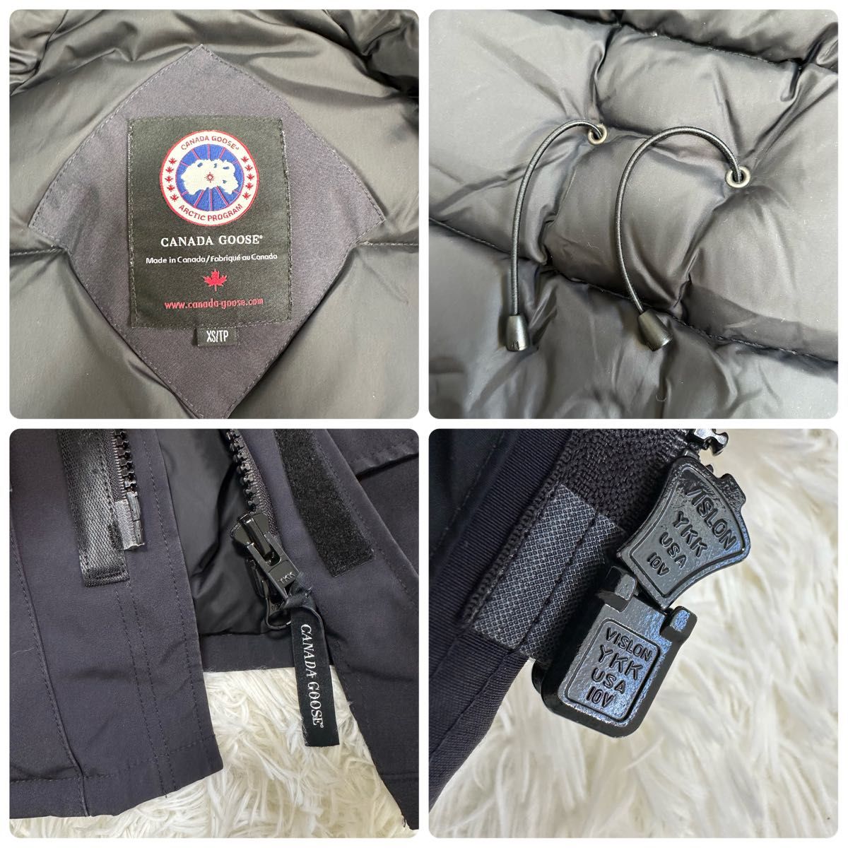 廃盤品 希少 カナダグース カムループス ダウンジャケット ロゴ