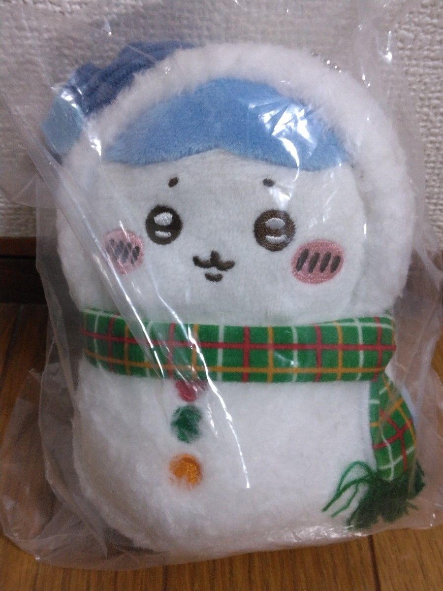 ちいかわ エニマイくじ E賞 ハチワレ 雪だるま マスコット ぬいぐるみ