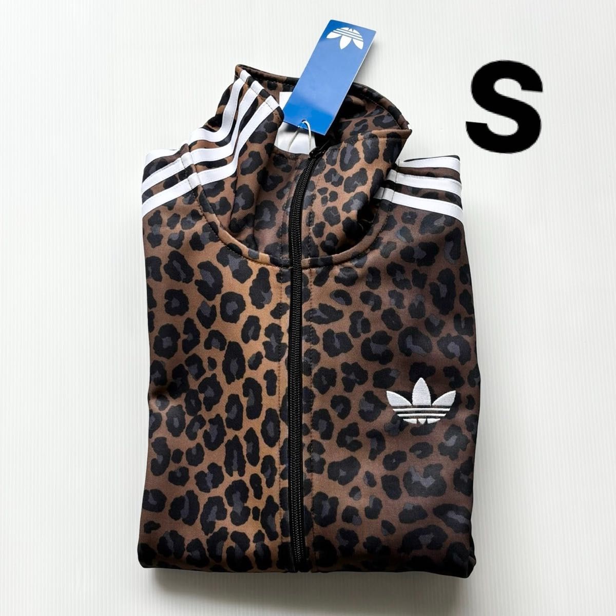 新品 adidas ABCマート限定 レオパード トラックジャケット Sヒョウ柄