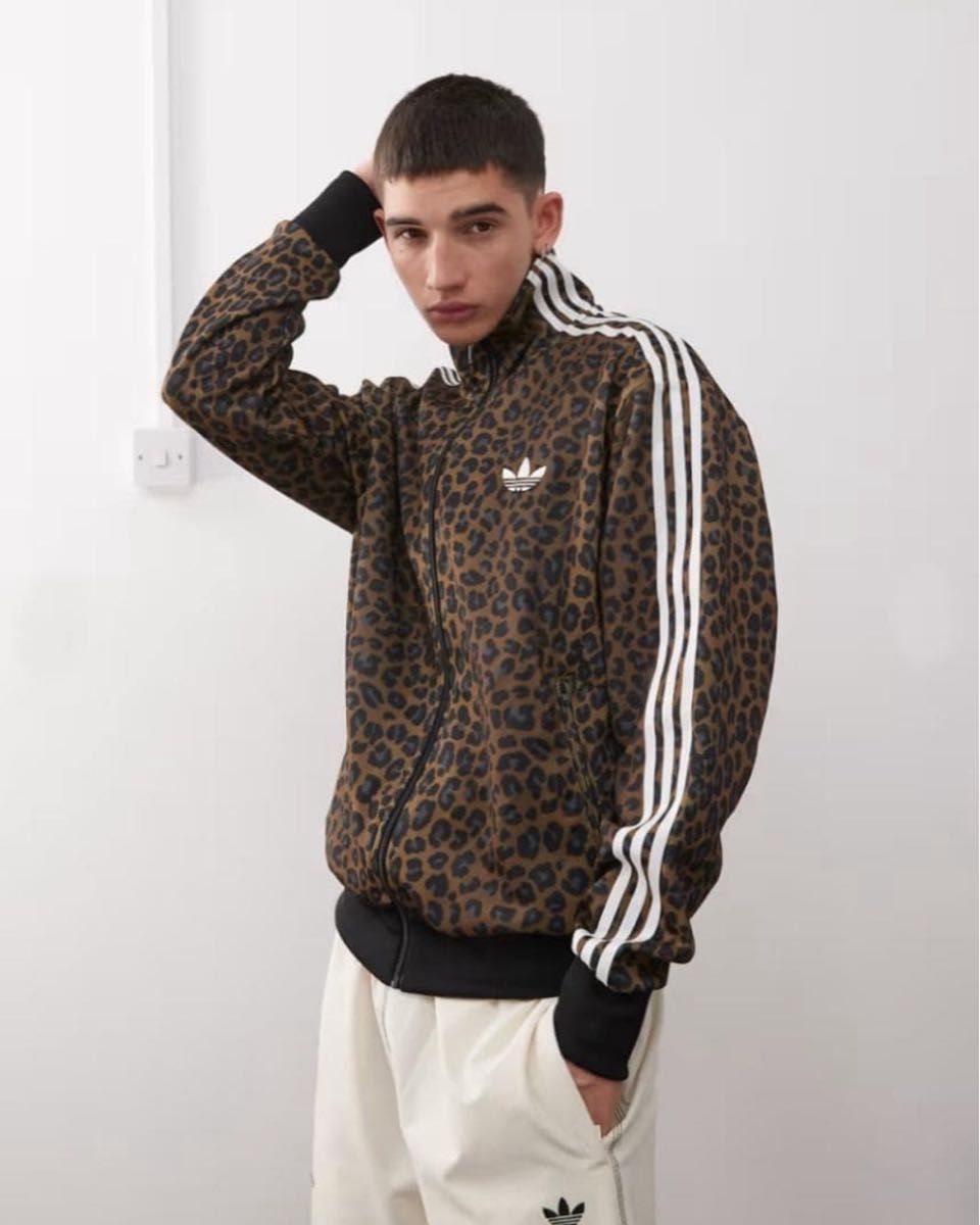 新品 adidas ABCマート限定 レオパード トラックジャケット Sヒョウ柄