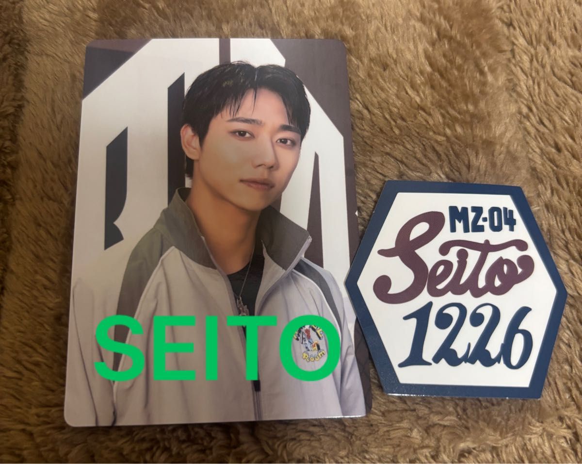 MAZZELまぜべやグッズフォトカード SEITO セイト ステッカーセット