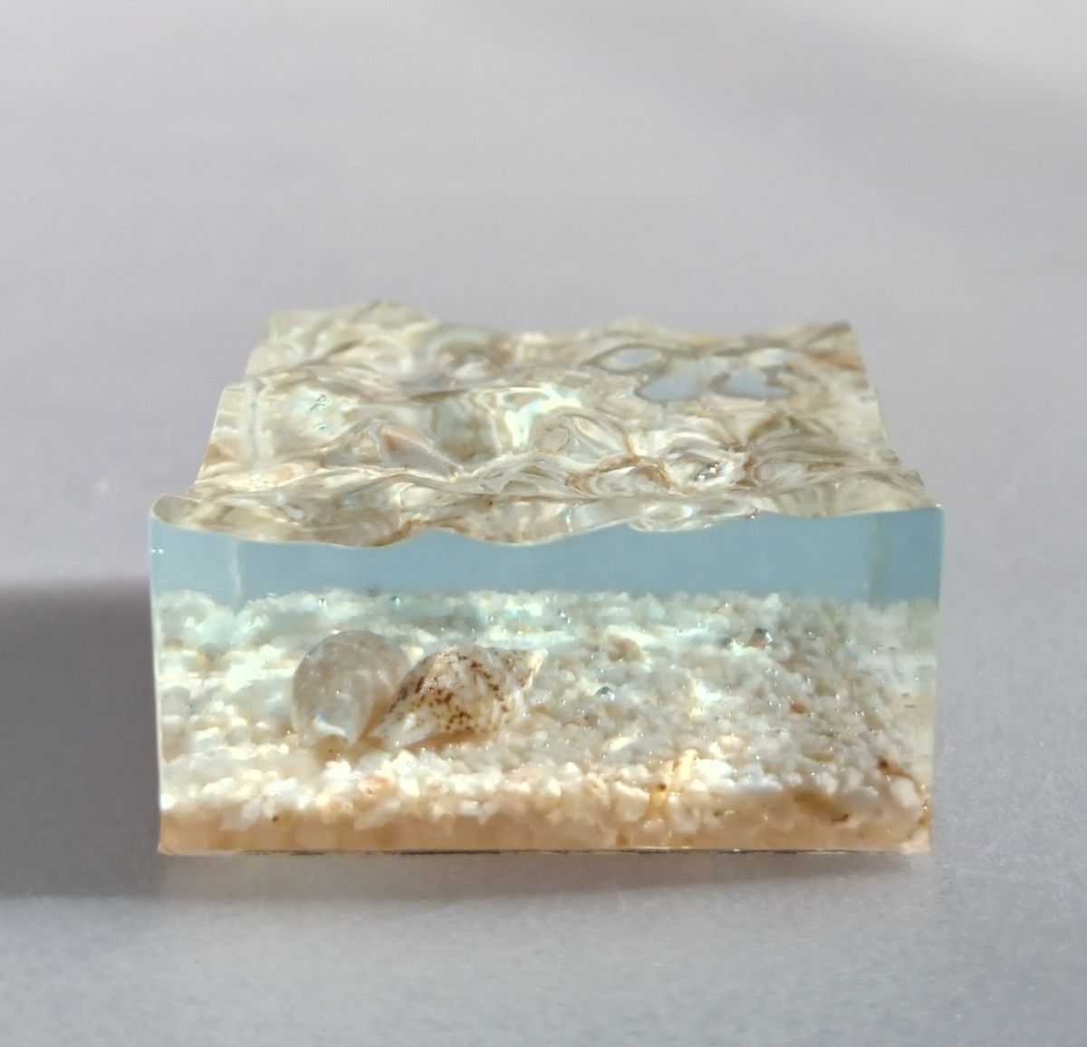 海のかけら No 2939 】エポキシレジン オーシャンアート レジンアート