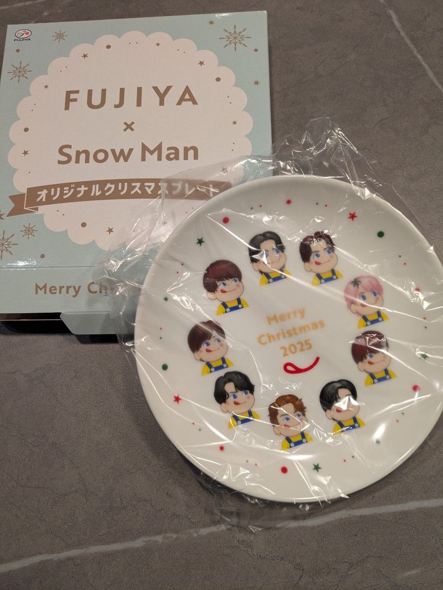 未使用】2025 クリスマス 不二家 SnowMan スノーマン ペコちゃん