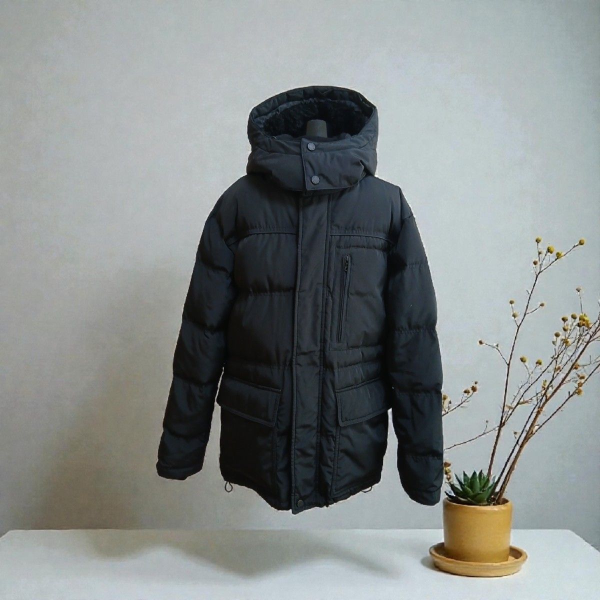 00s old uniqlo down jacket ダウンジャケットブラック Lサイズ UNIQLO